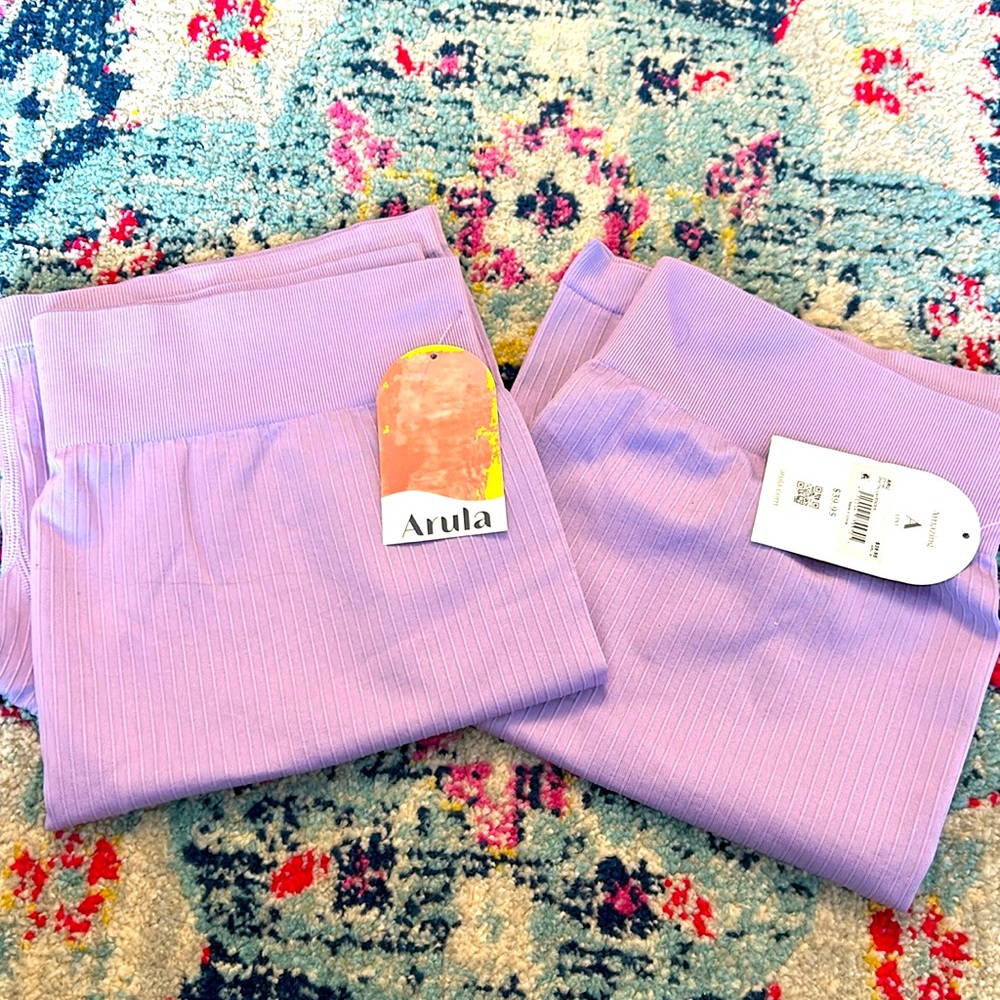 Lavender shorts Arula 2 pairs 1x New with tags